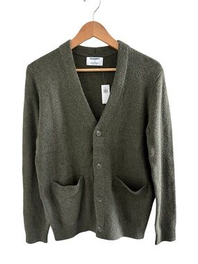 Old Navy Men's Olive Cardigan Sweater - Button Front
